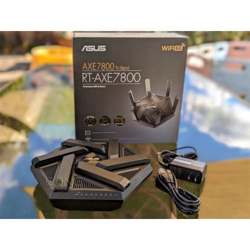 ASUS RT-AXE7800 Tri-band WiFi 6E Router 2.5G Port WAN Aggregation
