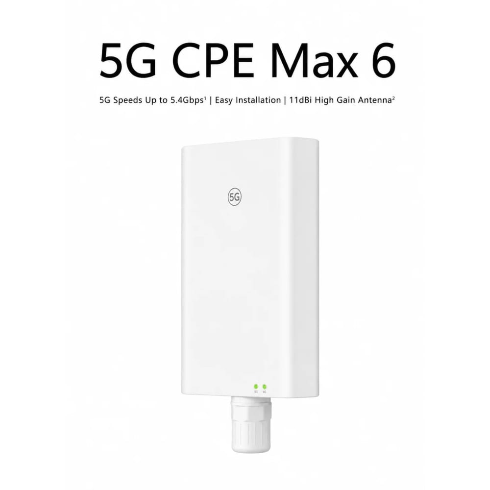 Huawei 5G CPE Max 6 Outdoor Wi-Fi 6 Router (H362‑383) – 2.5Gbps Ultra-Fast Internet