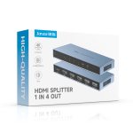 Jasoz G151 4K@30Hz 4-Port HDMI Splitter 1 in 4 out