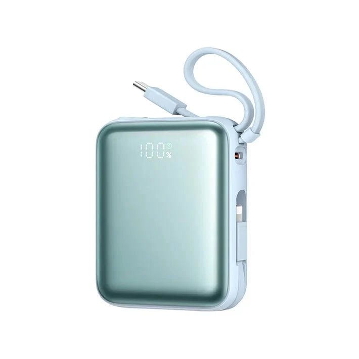 Joyroom JR-PBF27 10000mAh Mini Power Bank – 22.5W Fast Charging, Built-in Dual Cables
