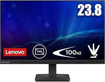 Lenovo L24-4e 23.8" FHD IPS Monitor VGA HDMI Black