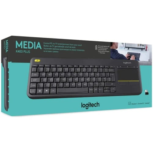 Logitech K400 Plus Wireless Touch Keyboard