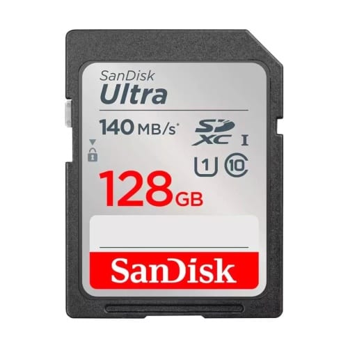 SanDisk Ultra SDHC UHS-I card and SDXC UHS-I card – 128GB/ 140MB/s SanDisk Ultra SDHC UHS-I card and SDXC UHS-I card – 128GB/ 140MB/s