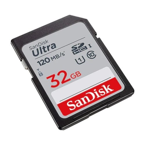 SanDisk Ultra SDHC UHS-I card and SDXC UHS-I card – 32GB/ 120MB/s SanDisk Ultra SDHC UHS-I card and SDXC UHS-I card – 32GB/ 120MB/s