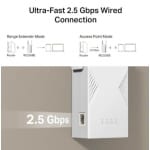 TP-Link BE3600 Wi-Fi 7 Range Extender 2.5G Port (RE235BE)