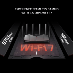 TP-Link GE400 BE6500 Dual-Band WiFi 7 Gaming Router, 2.5G