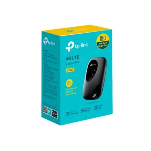 TP-Link M7000 Mobile Wi-Fi & 4G Router - 300Mbps / 4G LTE / Black / Router TP-Link M7000 Mobile Wi-Fi & 4G Router - 300Mbps / 4G LTE / Black / Router
