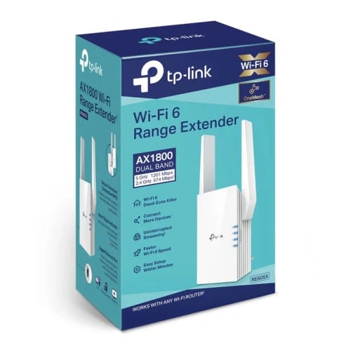 Tplink Re605X Wifi6 Ax1800 Wireless Range Extender